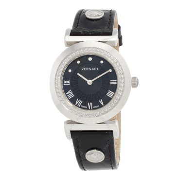 Vanity Quartz Black Dial Ladies Watch